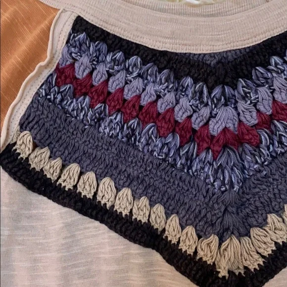 Free People Spring Bound Crochet Tee - Picture 7 of 12